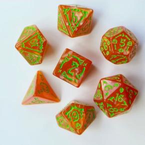 Halloween pattern arcylic dice