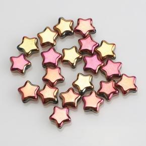 Wholesale 8MM Star Shape Glass Beads Crystal