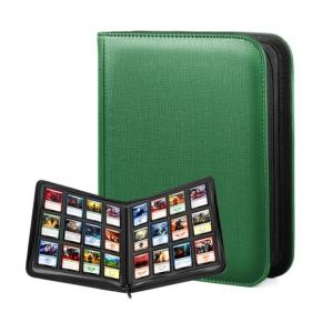 12 pockets zip PU card binders
