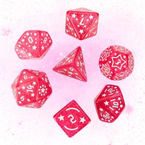 star pattern arcylic diceset