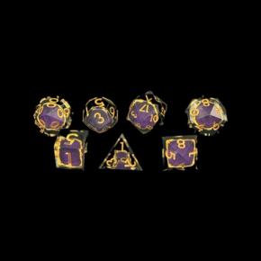 karst cave handmade resin diceset