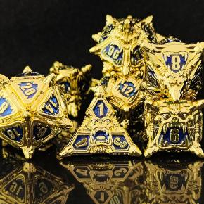 Big mouth theme metal diceset