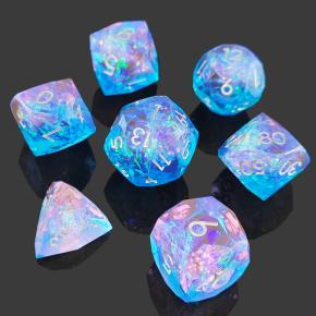 Multi-faceted resin diceset