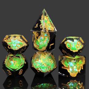 Black hole double-layer resin dice
