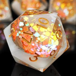 White hole double-layer resin dice