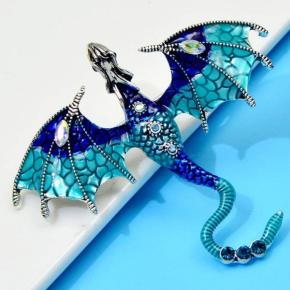 dragon enamel pins